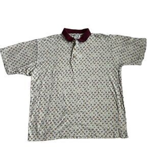 Tribute Mens Casual Shirt Short Sleeve 100% Cotton SZ L